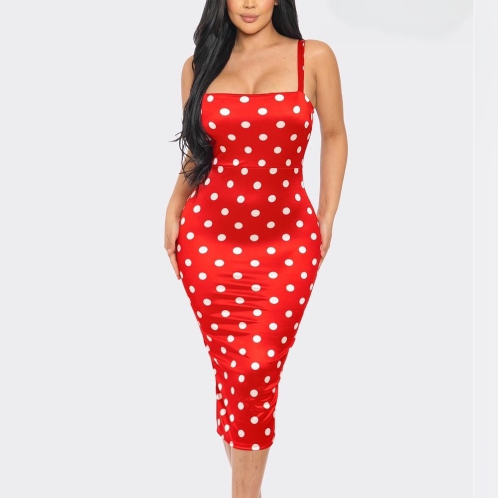 Red Polka Dot Dress